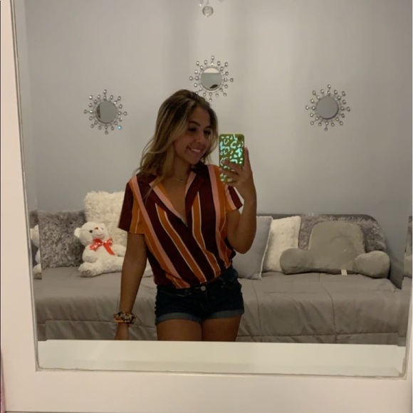 Forever 21 Tops - colorful striped blouse